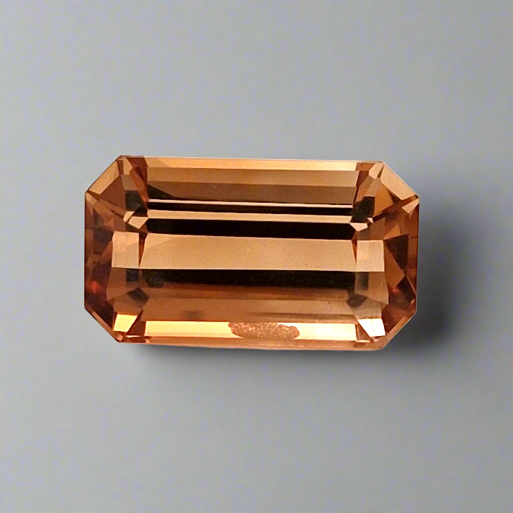 Natural Imperial Topaz Faceted | Rectangle | Size: 20x11mm