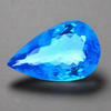 Natural Big Size Swiss Blue Topaz Faceted | Pear| Size:23x14mm