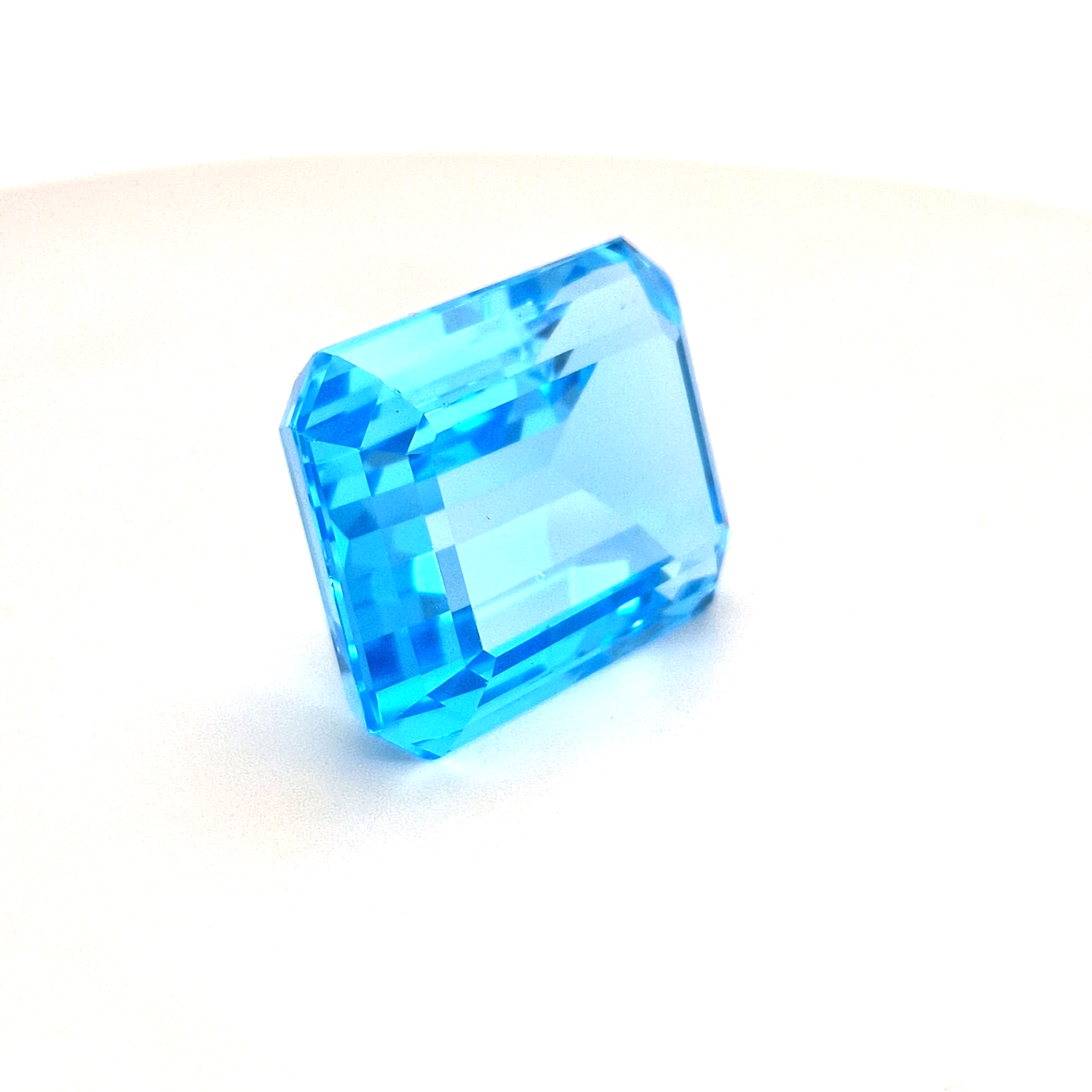 Natural Big Size Sky Blue Topaz Faceted | Rectangle | Size:25x19mm