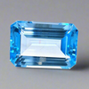 Natural Big Size Sky Blue Topaz Faceted | Rectangle | Size:26x18mm