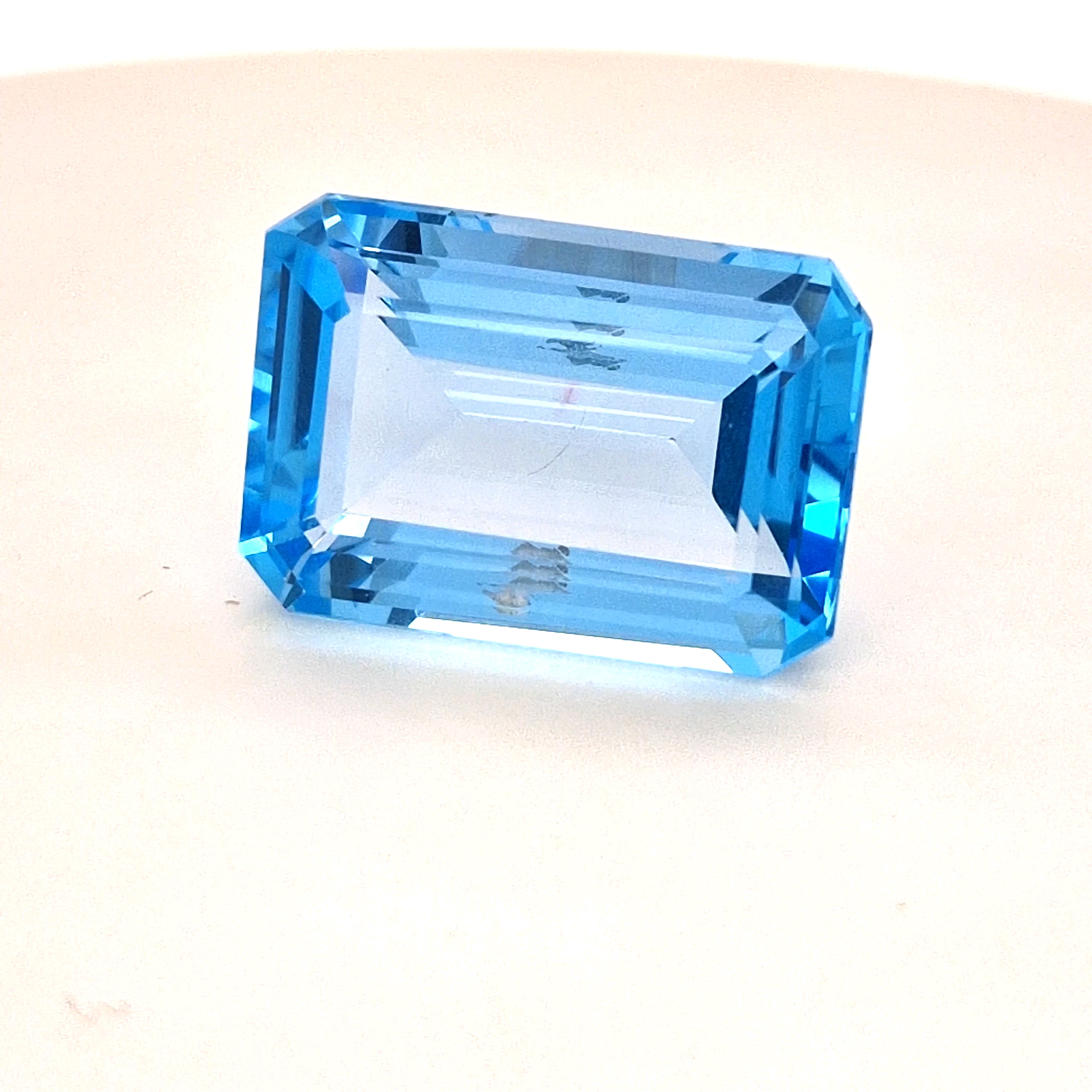 Natural Big Size Sky Blue Topaz Faceted | Rectangle | Size:26x18mm