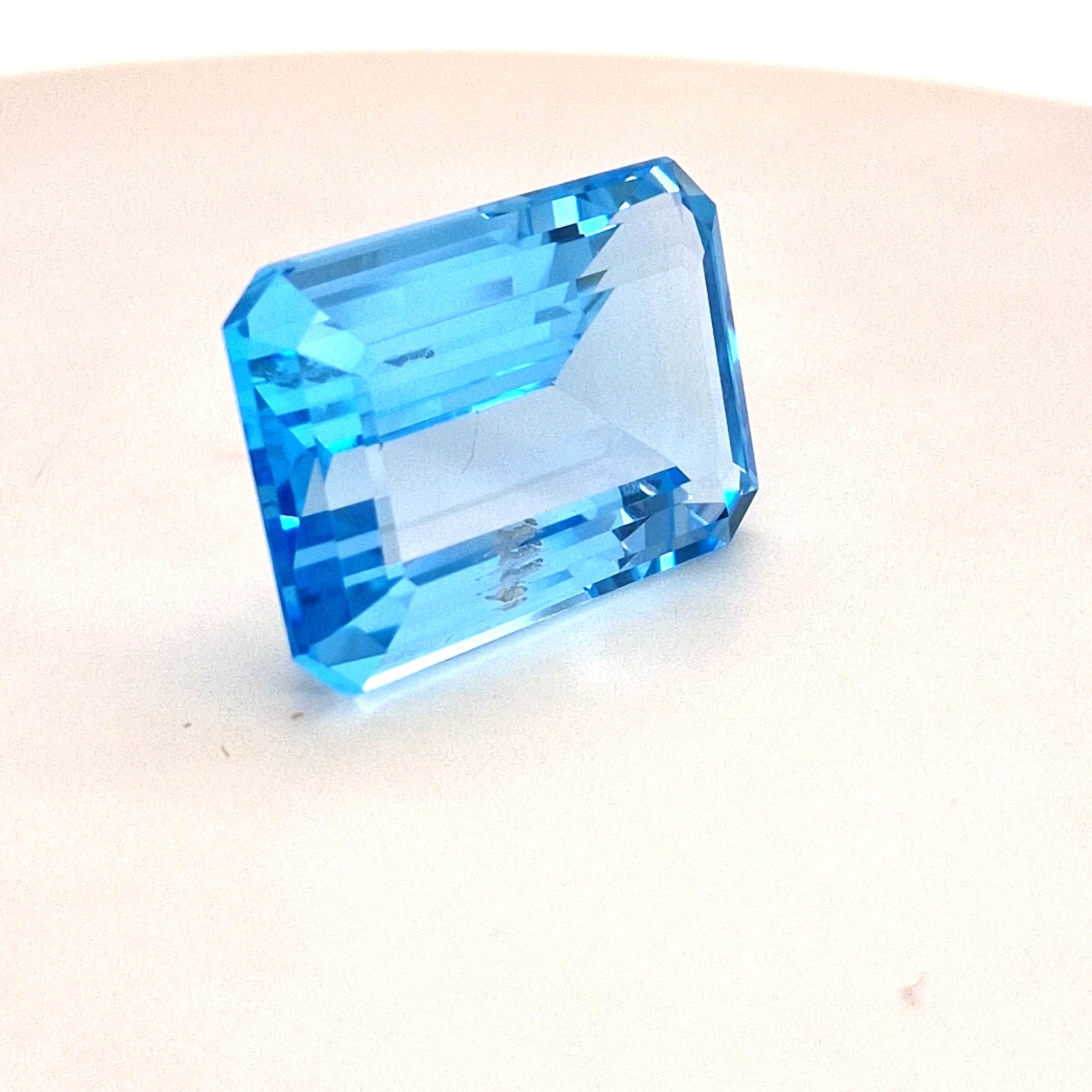 Natural Big Size Sky Blue Topaz Faceted | Rectangle | Size:26x18mm