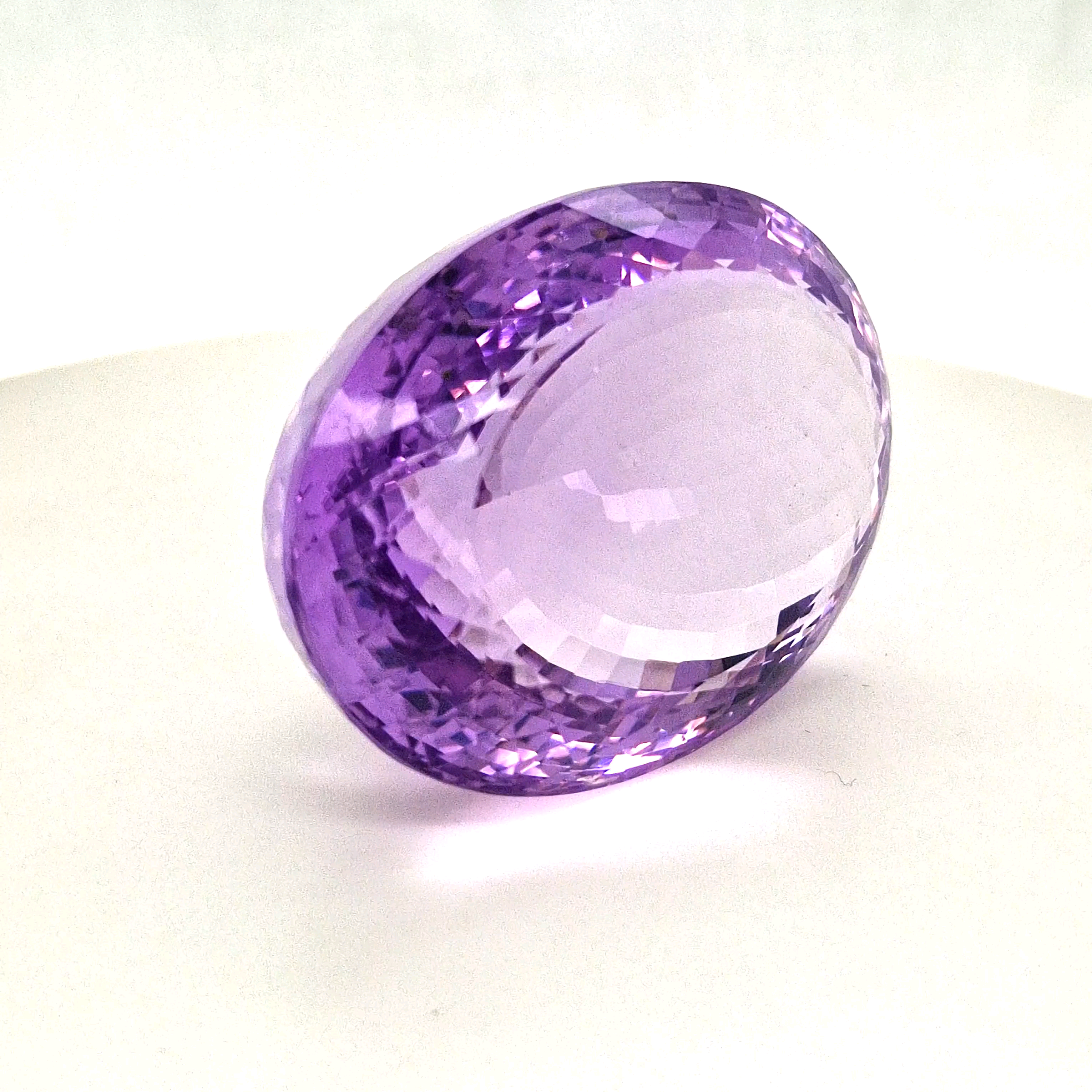 Natural Deep Color Amethyst  Faceted | Oval | Size: 46x35MM