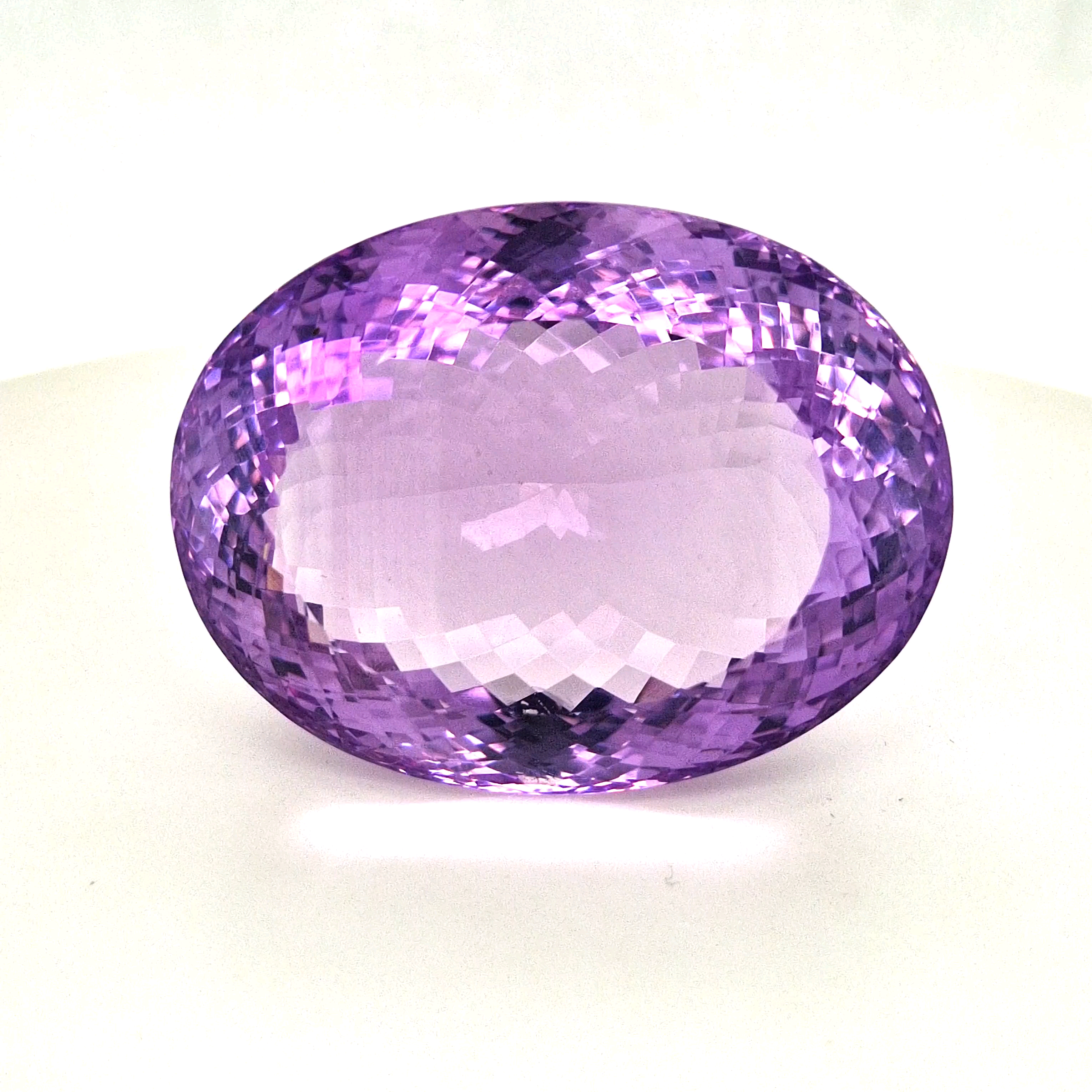 Natural Deep Color Amethyst  Faceted | Oval | Size: 46x35MM