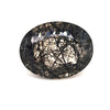 Natural Black Rutile Faceted | Oval | 24x19mm