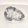 Natural Black Rutile Faceted | Pear | 30x20mm