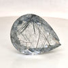 Natural Black Rutile Faceted | Pear | 32x24mm