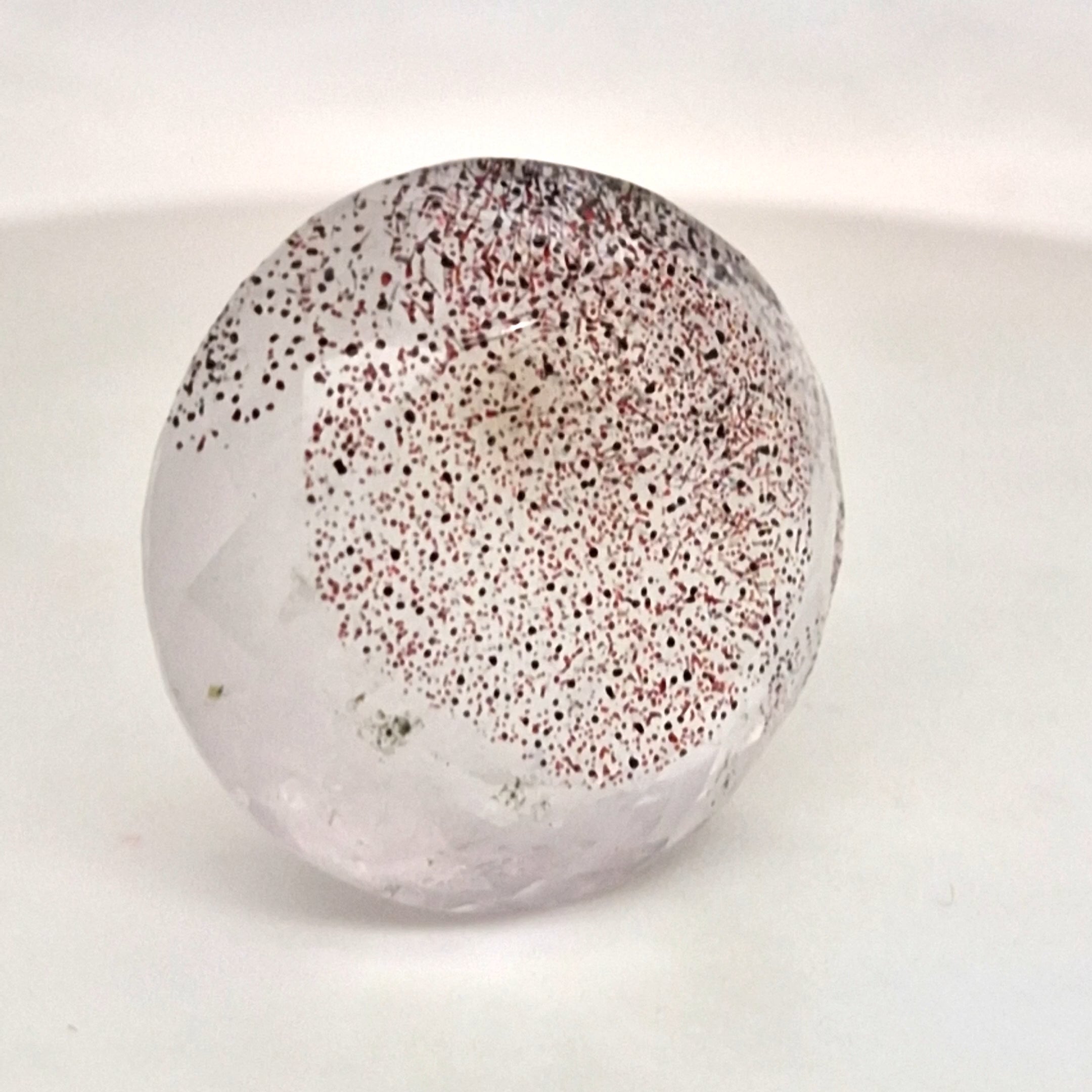 Natural Super Seven Quartz Faceted | Round| Size: 27mm