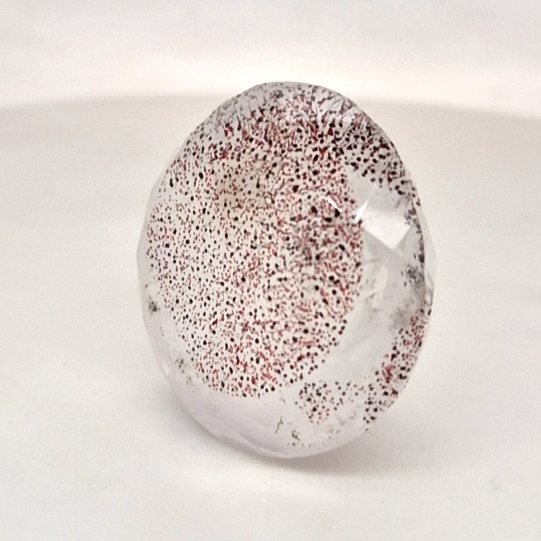 Natural Super Seven Quartz Faceted | Round| Size: 27mm