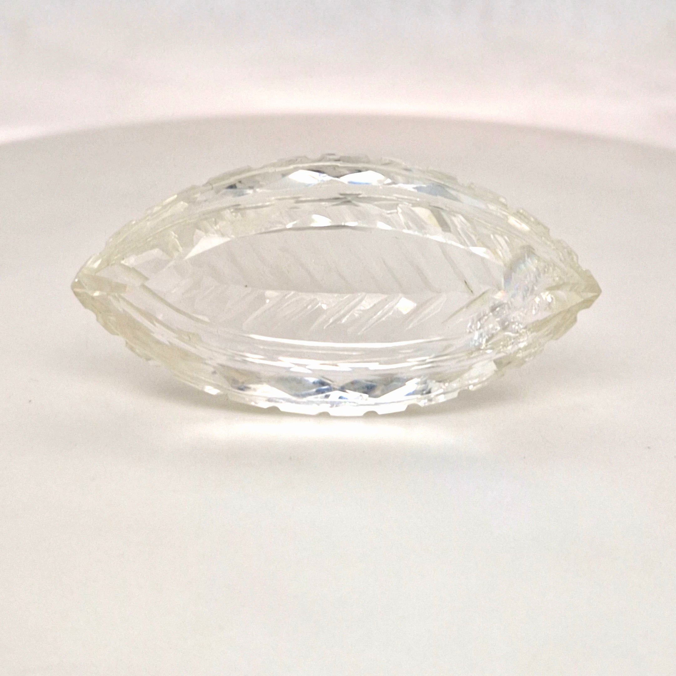 Natural Clear Quartz Carved | Marquise | 45x22mm