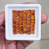 35 Pcs Of Natural Hessonite Garnet Faceted | Rectangle | Size:4-6mm - The LabradoriteKing