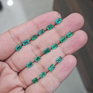 2 Pcs Natural Zambian Emerald | 6x4mm - The LabradoriteKing