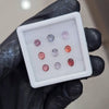 9 Pcs Natural Multi Spinel Faceted  |Shape: Mix | 4-5mm