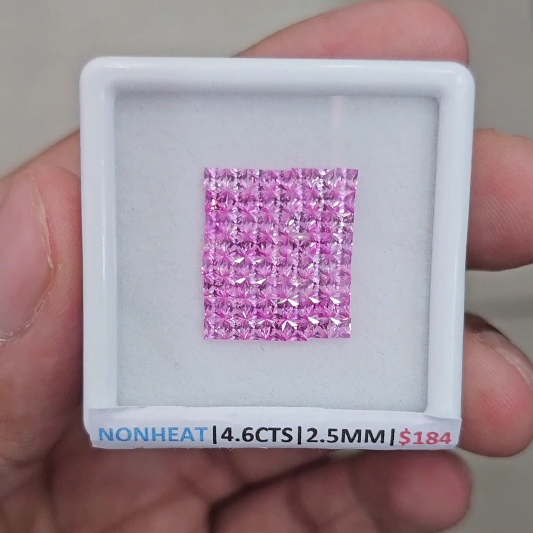 Natural Sapphire Unheated Ideal Cut | Square | 2.5mm