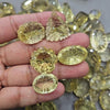 1 Pc Natural Citrine / Lemon Quartz Mughal Carving | 22–35mm | Random Pick