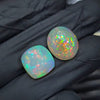 2pcs Natural Ethiopian Opal Cabochon | Oval & Rectangle | Size: 13-15mm