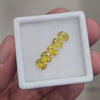5Pcs of Natural Yellow Sapphire Faceted | Oval | Size: 7x5mm - The LabradoriteKing