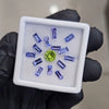15 Pcs of Natural Tanzanite & Peridot Faceted | Rectangle & Round | Size: 6-7mm - The LabradoriteKing