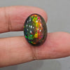 Natural Ethiopian Black Smoked Opal Cabochon | Oval | Size: 21x15mm | 13.7 Cts - The LabradoriteKing