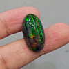 Natural Ethiopian Black Smoked Opal Cabochon | Oval | Size: 27x15mm | 22Cts - The LabradoriteKing