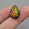 Natural Ethiopian Black Smoked Opal Cabochon | Pear | Size: 21x15mm | 15.3Cts - The LabradoriteKing