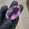 217Cts | Natural Big Size Lavender Amethyst Faceted | Oval | 45x32mm - The LabradoriteKing