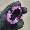 200Cts | Natural Big Size Lavender Amethyst Faceted | Oval | 46x31mm - The LabradoriteKing
