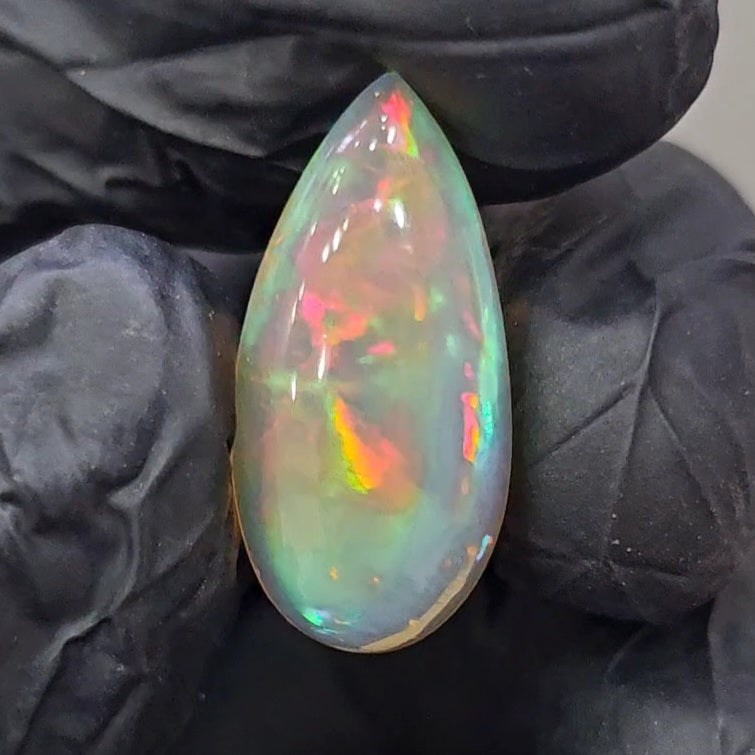 Natural Ethiopian Opal Cabochon | Pear | Size: 24x12mm