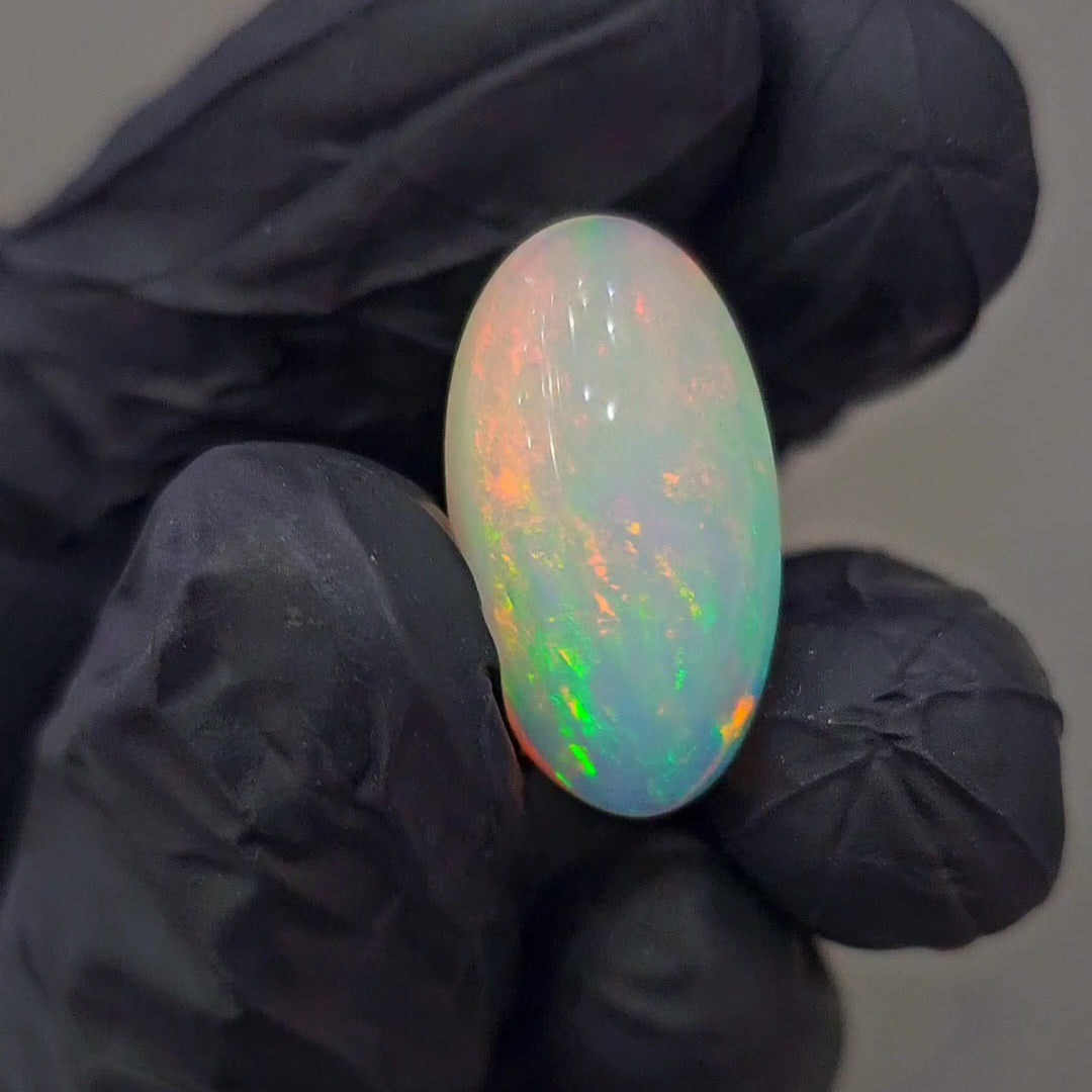 Natural Ethiopian Opal Cabochon | Oval | Size: 25x13mm
