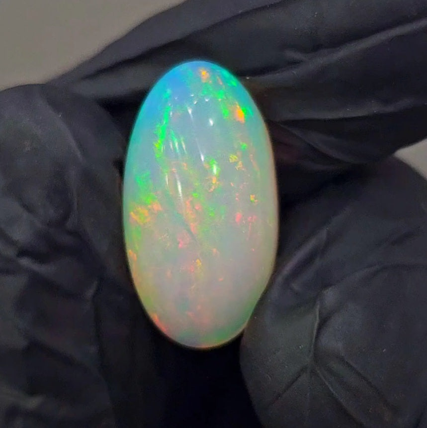 Natural Ethiopian Opal Cabochon | Oval | Size: 25x13mm