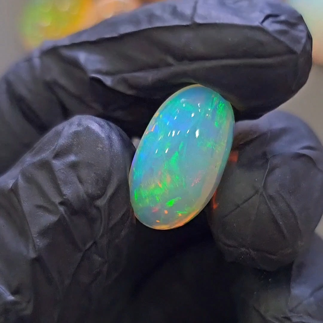 Natural Ethiopian Opal Cabochon | Oval | Size: 20x12mm