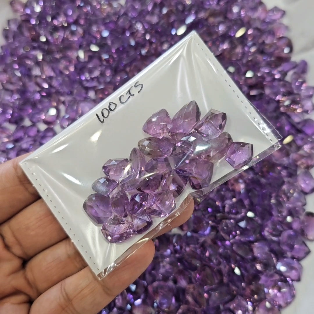 100 Carats of Fancy Amethyst/Ametrine Cuts Mix
