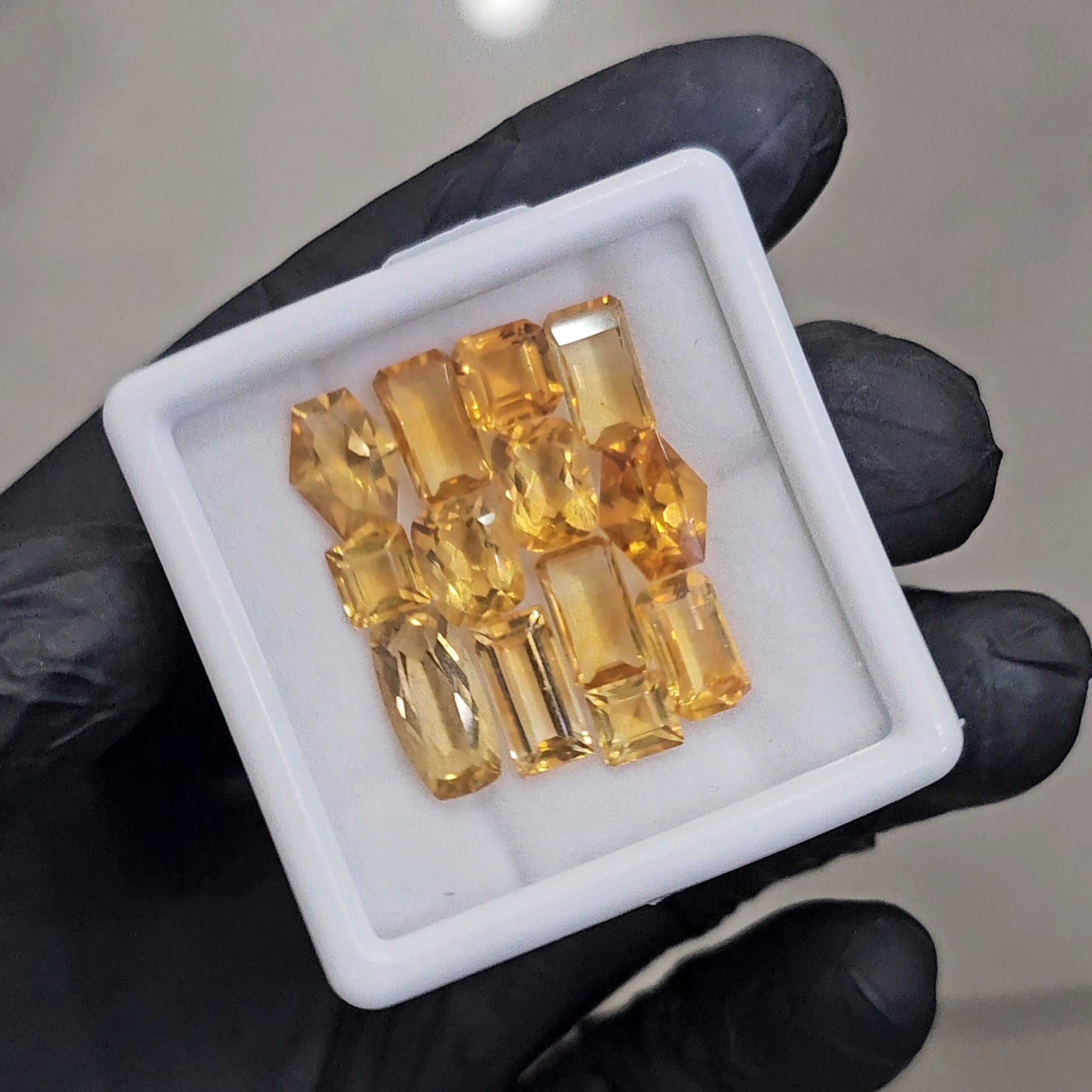 13 Pcs Of Natural Citrine Faceted | Shape: Mix | Size: 5-11mm