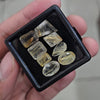 8 Pcs Natural Golden Rutile Quartz Faceted | Shape: Mix | Size: 8-14mm