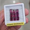 9 Pcs Natural Sawar Garnet Faceted | Shape: Rectangle | Size: 8x6mm