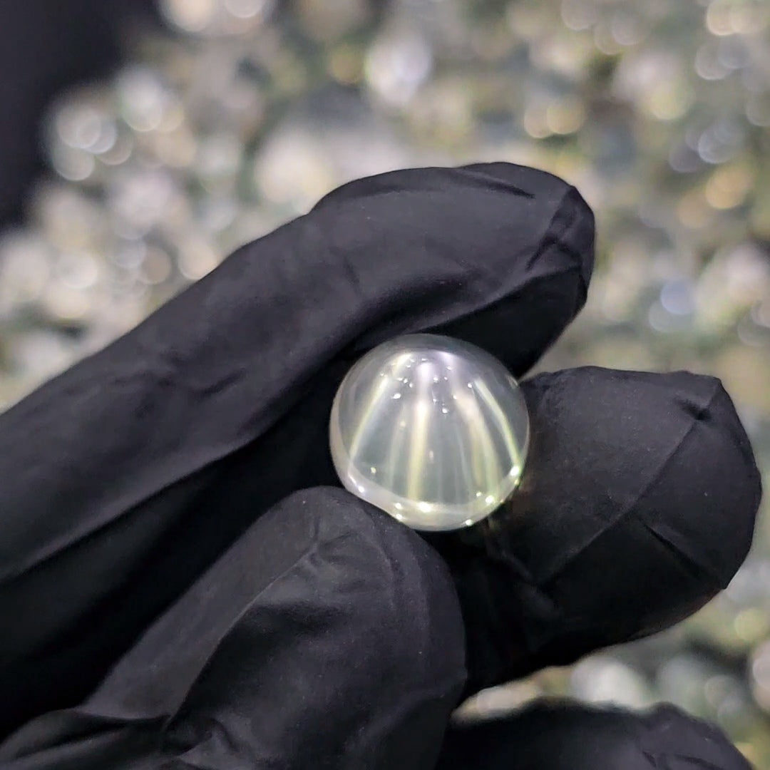 Rare : 10 Pcs Ceylon Green Moonstone | Top Grade | 9–14mm | Natural Gemstones - The LabradoriteKing