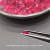 10 Carats Mozambique Pigeon Blood Ruby Cabochons | Minor Heat Only | 2–4mm | ~80 Pcs