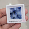 1 Box Of Natural Blue Sapphire From Sri Lanka | 2mm| Round Ideal Cut - The LabradoriteKing