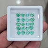 20pcs Of Natural Emerald Faceted | Sizes:4-5mm| Heart - The LabradoriteKing