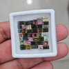 42pcs Of Natural Tourmaline Faceted | Sizes:3-7mm| Rectangle - The LabradoriteKing