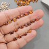 5 Pcs Natural Brown Zircon | Unheated | Ceylon Mines | 5-6mm