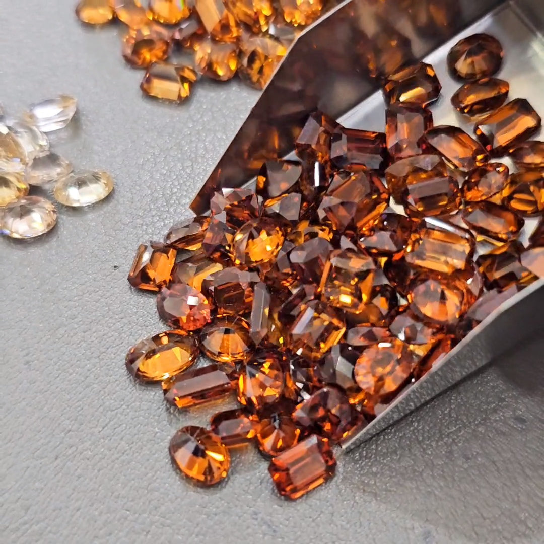 5 Pcs Natural Brown Zircon | Unheated | Ceylon Mines | 5-6mm