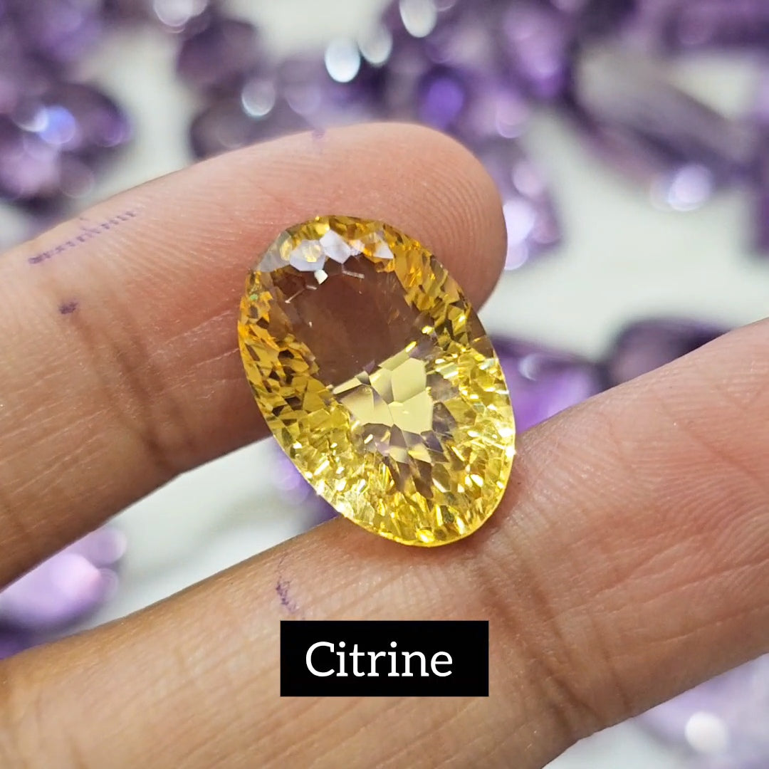 100 Carats scoop of Concave cut Amethyst, Citrine, Prasiolite and more. Clean clarity |8-10 Pcs