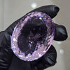 1 Pcs Of Natural Lavender Amethyst From Brazil |Faceted | Oval Shape| Size: 33x43mm - The LabradoriteKing