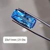 1 Pcs Swiss Blue topaz 21 Cts Rectangle Shape  | Finest quality - The LabradoriteKing