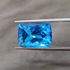 1 Pcs Of Natural Blue Topaz Faceted |Rectangle|  Size:16x12mm - The LabradoriteKing