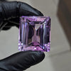 1 Pcs Of Natural Lavender Amethyst From Brazil |Faceted | Rectangle | Size:35x31mm - The LabradoriteKing