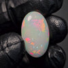 1 Pcs Of Natural Ethiopian White Opal Oval Shape  |WT: 7 Cts|Size:29x14mm - The LabradoriteKing