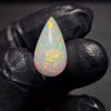 1 Pcs Of Natural Ethiopian White Opal Pear Shape  |WT: 6.5 Cts|Size:20x11mm - The LabradoriteKing