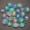 22 pcs Natural Ethiopian Opal |Round & Oval Shape | Size:6-9mm - The LabradoriteKing